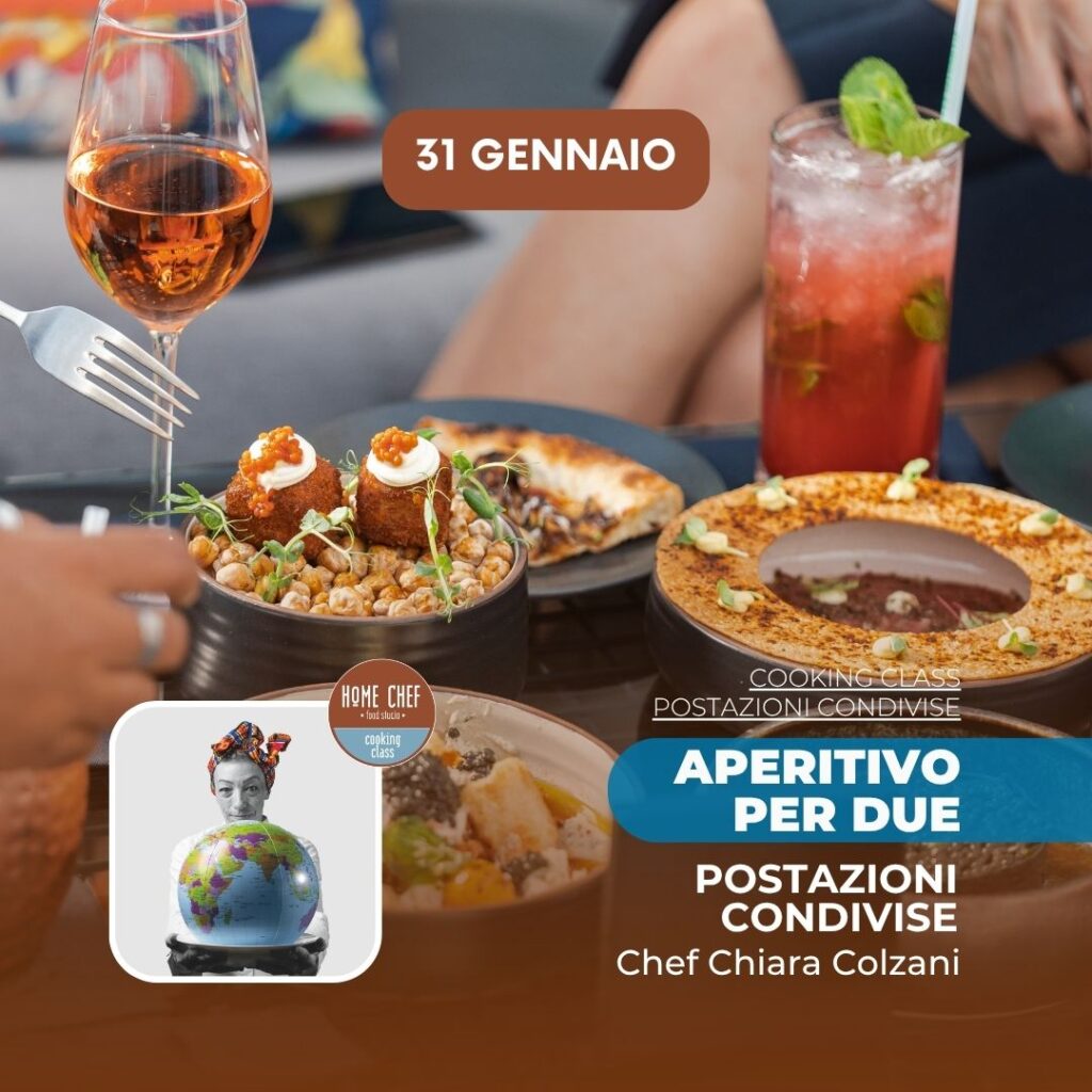 APERTIVO PER DUE | postazioni condivise