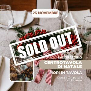 Fiori in tavola | LAB FLOREALE | 23/11/25