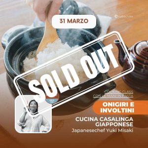 Cucina casalinga giapponese | ONIGIRI E INVOLTINI | 31/03/26