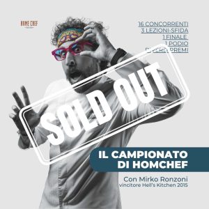 3 lezioni con sfida | IL CAMPIONATO DI HOMECHEF | prima data 06/02/26