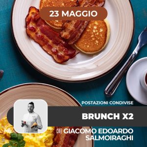 Postazioni condivise | Brunch per 2 persone | 23/05/26