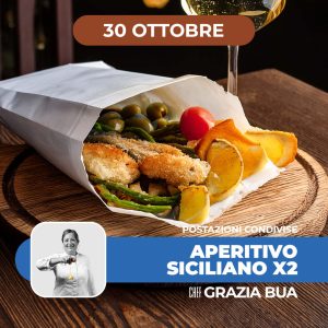 Postazioni condivise | Aperitivo Siciliano per due | 30/10/26