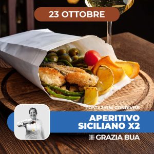 Postazioni condivise | Aperitivo Siciliano per due | 23/10/26