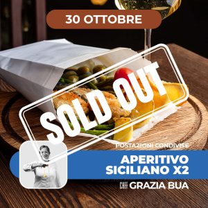 Postazioni condivise - Aperitivo Siciliano per due 30/10/26