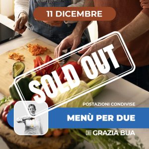 Postazioni condivise - Menu per due 11/12/26