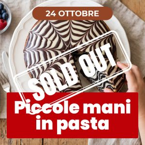 Piccole mani in pasta - Torta Zebra 24/10/26