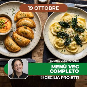 Cucina vegetariana | Menu veg completo | 19/10/26