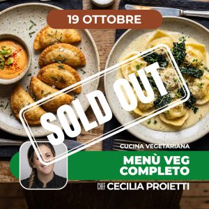 Cucina vegetariana - Menu veg completo 19/10/26