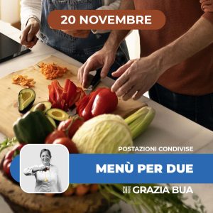 Postazioni condivise | Menu per due | 20/11/26
