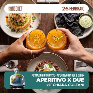 Aperitivo per due - Postazioni condivise 26/02/27