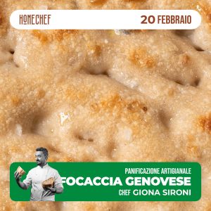 Panificazione artigianale - Focaccia genovese 20/02/27