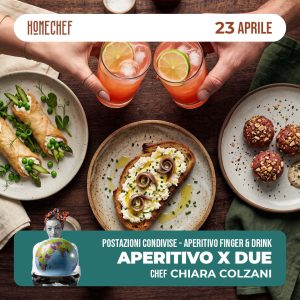 Aperitivo per due - Postazioni condivise 23/04/27